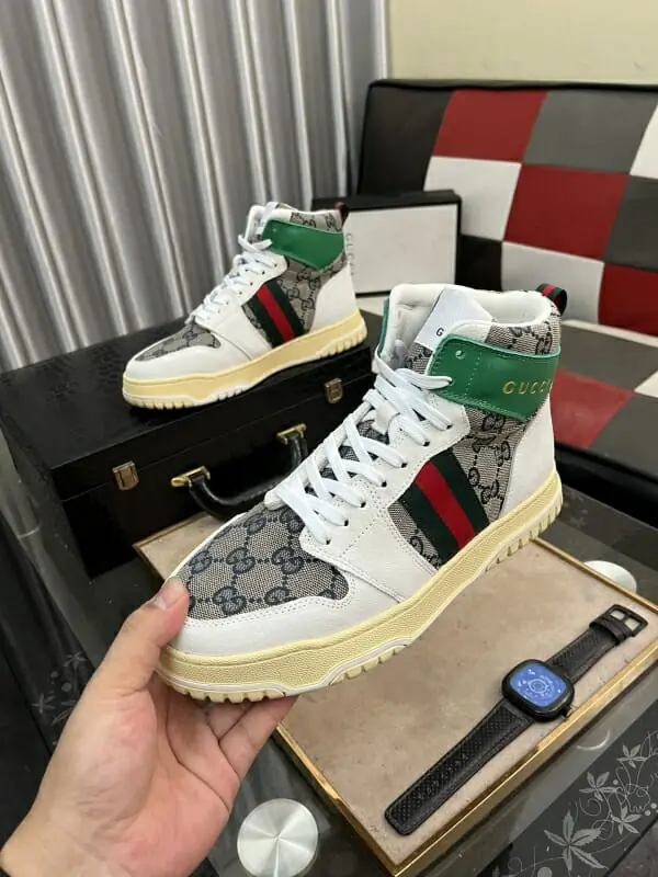 gucci high tops chaussures pour homme s_1255a473